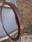 Antique  Wooden Wall Mirror 18 X 14 