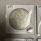 6 Morgan Silver Dollars 1883 1885 1890 1896 1921d X2 90  Silver Lot