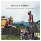 Renogy Portable Foldable Solar Panel  Power Backup For Camping Off Grid  200w