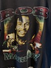 U s  T   s 707  Thrashed Vintage Bob Marley Rap Style T-shirt Double Sided Large
