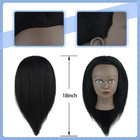Mannequin Head 14  100  Real Hair Training Head For Hairdresser Practice Braidin