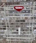 Vintage Tom s Snacks Display Floor Rack Advertising General Store Wire Shelf