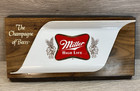 Vintage 70 s Miller High Life Beer  Champagne Of Beers Advertising Bar Wall Sign
