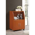 Rolling Microwave Cart Storage Cabinet Kitchen Appliances   Toaster Oven New