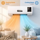 2-in-1 Portable Air Conditioner Heater Cooling Fan Wall Mounted Ac Rv Home