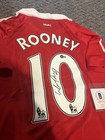 Wayne Rooney Manchester Auto Signed 2010-11 Nike Soccer Jersey Bas Beckett