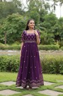 Indian Party Heavy Pakistani Suit Anarkali Salwar Kameez Bollywood Wedding Gown