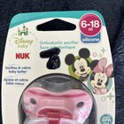Nuk Disney Baby Minnie Mouse Pacifier 6-18 Months New 2pk Pink   White