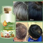Natural Plant Hair Dye Bubble New Botanical Based For Grey Hair Color Bubble Dye
