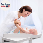 Changing Table With Drawers  Corner Baby Diaper Changing Station With Laundry Ha