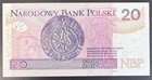 Poland P-184b 20 Zlotych 2016 Unc