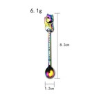 5pcs Metal Cat Scoop Design Shovel Small Spice Spoon For Home Kitchen Tool