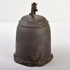 Temple Bronze Bell Unique 6 7 Inch Antique Japanese Sculpture Buddhism
