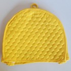 Vintage 70s Sun Weave Cookin Things Toaster Cover Appliance Nos Yellow Orange