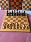 Tournament Soviet Grandmaster Wooden Chess Set Vintage Mint Nos 80s Rare 40cm