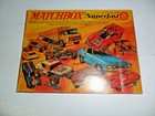 1970 Matchbox Superfast Lesney Collector Catalog Booklet Truck Car Sets Nr Mint