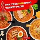 Spicy Korean Ramen Variety Pack - 4 Flavors  16 Packs  Instant Noodles  Gourmet