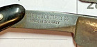 Vintage Antique Straight Razors Lot Of 3 - Stiletto  Rheinische  Shields   Bro