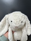 Jellycat Bashful Bunny Rabbit White Cream Pink Nose Stuffed Plush Floppy 11   
