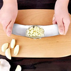 1 Pc Stainless Steel Garlic Press Crusher Manual Mincer Kitchen Cooking Tool