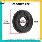68 69 70 71 72 73 74mm Id Rubber Double Lip Tc Oil Shaft Seal For Car Automotive