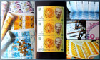 Israel Uncut Sheet Of 3 Banknotes 10 Sheqalim Shekel Golda Meir 1985 Unc