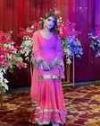 Wedding Wear Indian Bollywood Pink Salwar Kameez Pakistani Dress Suit Designer