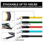 11pcs Resistance Band Set Yoga Pilates Abs Exercise Fitness Tube Workout Bands