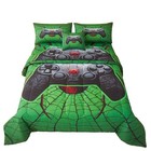 6 Pieces Gamer Comforter Sets For Boys Teens And Queen  6-piece  A92