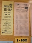 Lot Of 6 Transport Of New Jersey Timetables 1970s