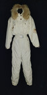 Bogner Ski Jumpsuit  White Embroidered Fur Collar  Women s S