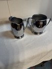 Vintage Farber Bros New York Krome Kraf Art Deco Style Creamer   Sugar Set