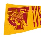 Vintage Tuskegee University 24  Felt Pennant Banner Tiger Mascot College Decor