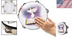 Clear Sound 8-inch Double Row Jingle Tambourine For Church Services   Events