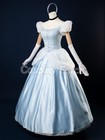 Cinderella Cosplay Costume Cartoon Version Women Girls Dress For Halloween