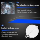 2x Semi Truck Locking Diesel Fuel Tank Cap Cover For Freightliner Western Star