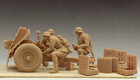 1 72 Resin German 75mm Infantry Gun Crew Set Unassembled Unpainted