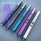 Everyday Carry Tactical High Power Stun Gun Self Defens Protection Silver