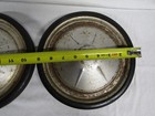 Vintage Pair Pedal Tractor Car Wagon Wheels 9 1 4 Inch Diameter Parts Restore