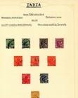 British India 1926-36 Kgv Sc  106-117  Used  2 Pages