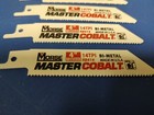 4  X  035  14 Tpi Morse Master Cobalt Bi-metal Reciprocating Saw Blade - 5 Pack