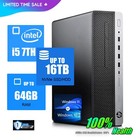 Hp Desktop Computer Pc I5 8th up To 64gb Ram 16tb Nvme Ssd windows10 11 Wifi Bt