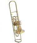 Weekend Sale Brass Finish Bb Valve Trombone Free Hard Case m p
