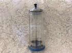 Vintage Barber  Beauty Shop Barbicide Comb Disinfectant 11       Glass Jar