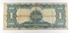 1899  1 United States Black Eagle Silver Certificate Large Note Blue Seal  0878