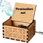 Coldplay Everglow Wooden Music Box - Customizable