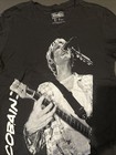 Kurt Cobain Nirvana V-neck Black T-shirt Tee Shirt Us Size L