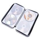 96 Disc Cd Case Holder Dvd Storage Wallet Bag Portable Vcd Organizer Bag Black