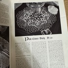 Vintage 1949 Crochet Pattern Book Floral Doilies  258 Clark s J p Coats B1