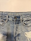 American Eagle Women s Light Wash Distressed High Rise Cutoff Shorts Size 0